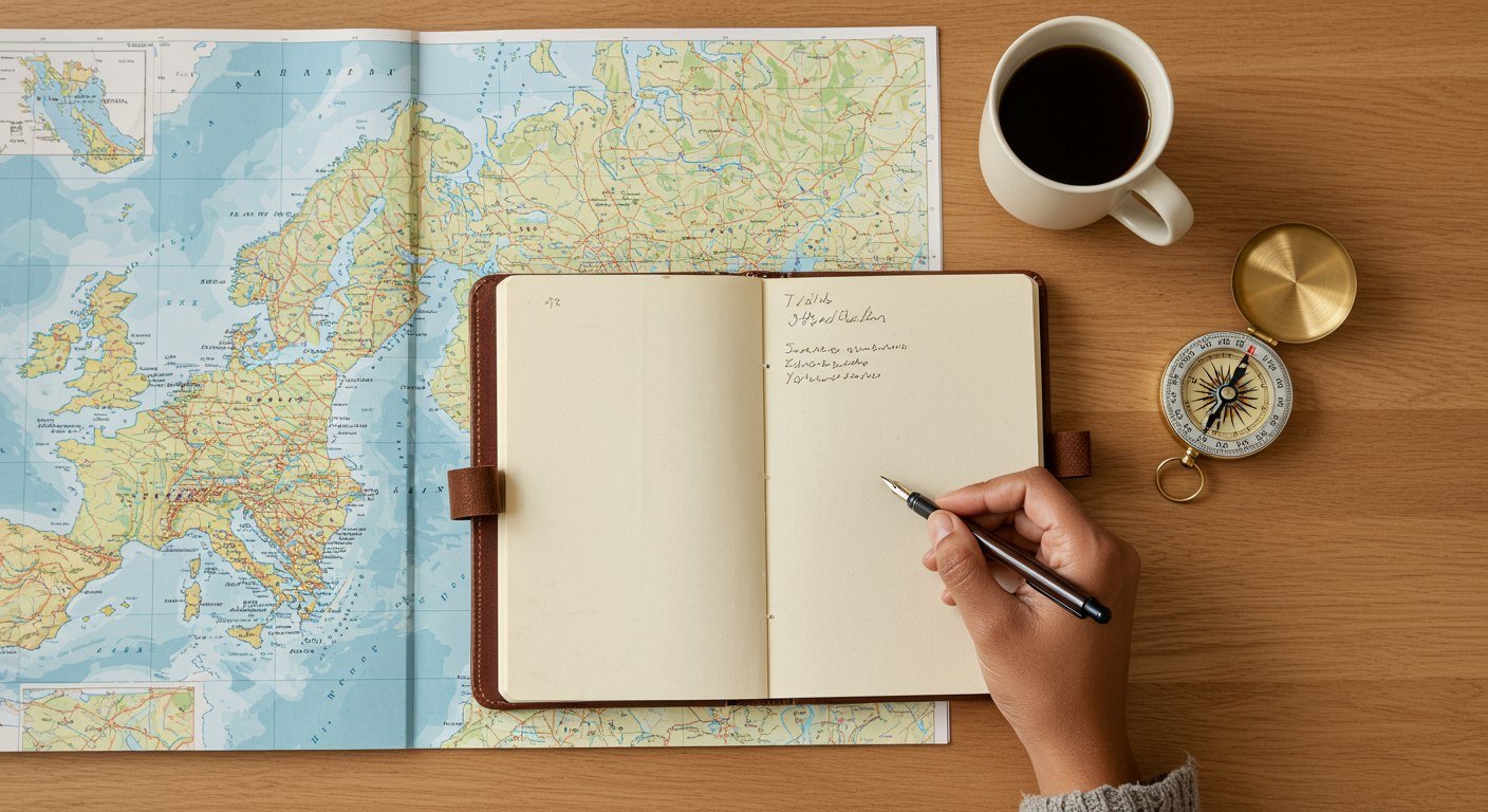 Scenic view representing travel and exploration for SveaSaga